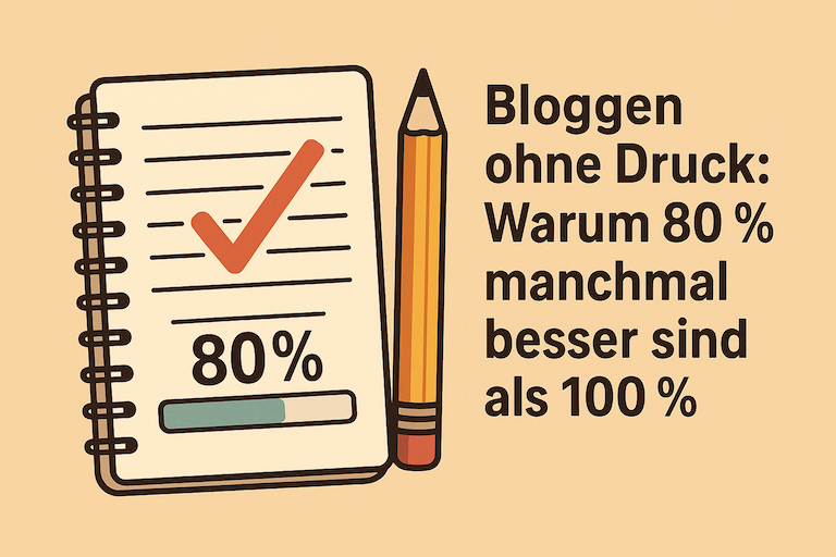 80 % Text-Qualität jetzt ist besser als 100 % irgendwann oder gar nicht