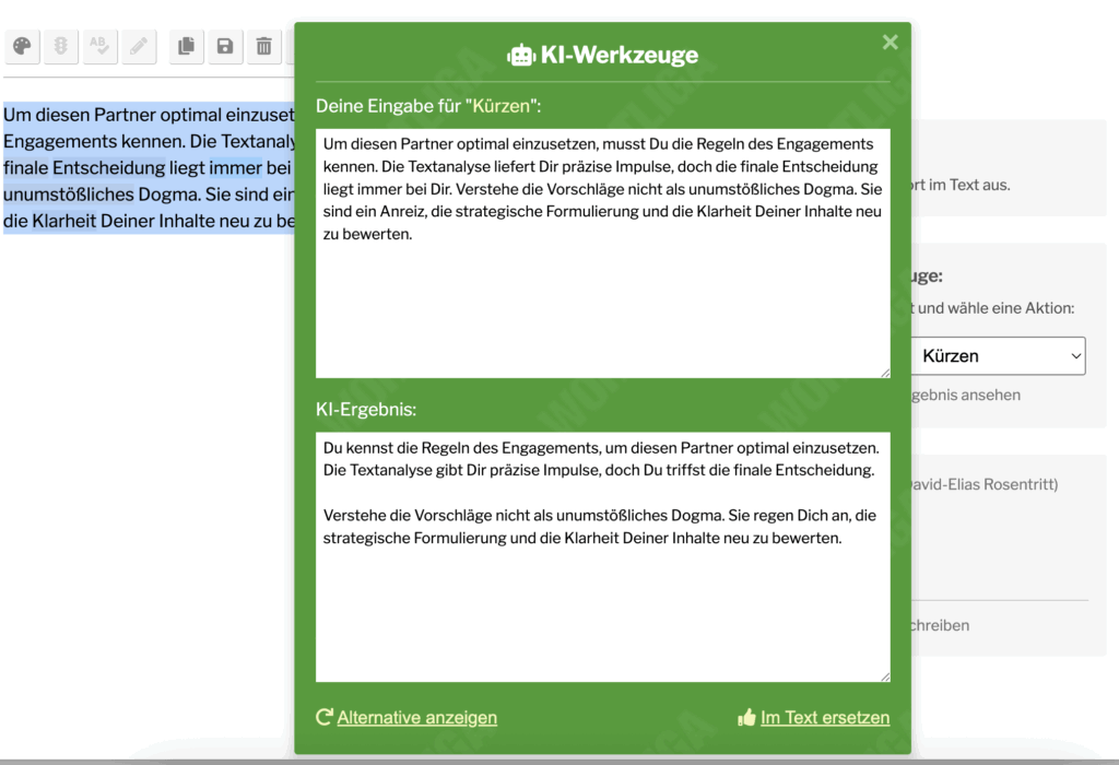 Bessere Texte mit der WORTLIGA-Textanalyse